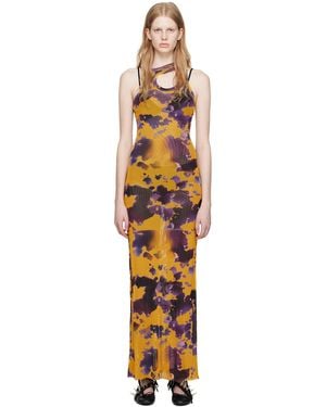 OTTOLINGER Ssense Exclusive Purple Maxi Dress - Black