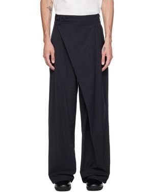 Kiko Kostadinov Kippel Wrap Trousers - Black