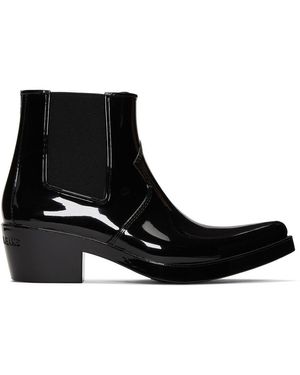 Calvin klein snakeskin boots deals