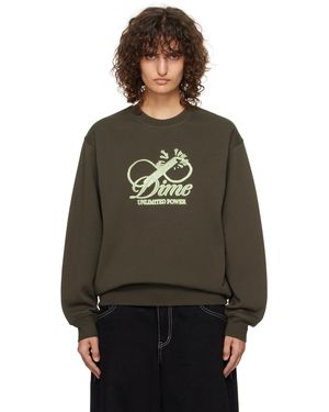 Dime Cursive Power Sweatshirt - Black