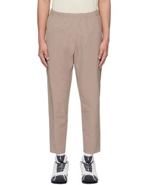 Veilance Taupe Secant Comp Track Trousers - Multicolour