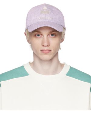 Isabel Marant Purple Tyron Denim Cap - Green