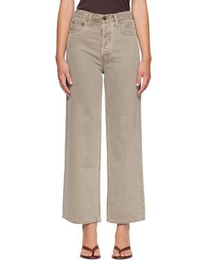Agolde Ren Trousers - Natural