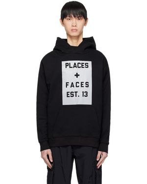 PLACES+FACES Og Reflective Hoodie - Black