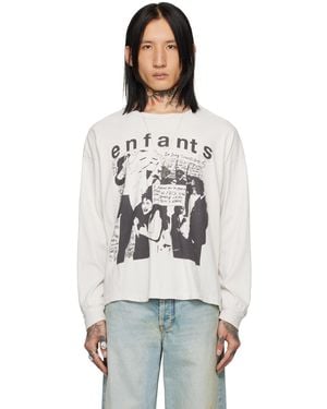 Enfants Riches Deprimes Off- Graphic Long Sleeve T-shirt - Black