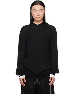 Rick Owens Tower Oversized Hoodie - Black