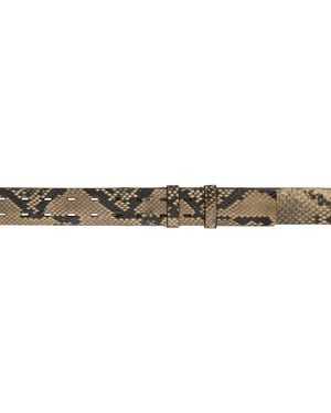 Dries Van Noten Leather Belt - Black