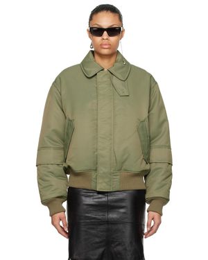 Helmut Lang Flight Bomber Jacket - Green