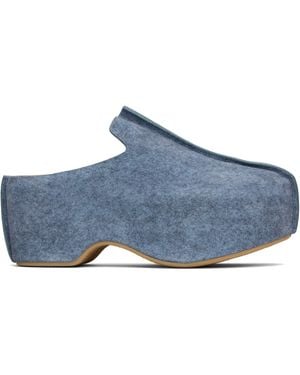 JW Anderson Sabots Bleus À Plateforme