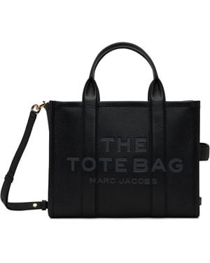 Marc Jacobs ブラック 'The Leather Medium' トートバッグ