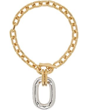 Rabanne Toggle Necklace - Metallic
