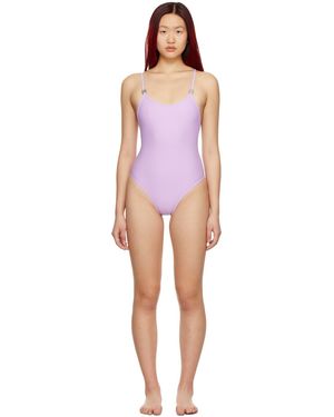 1017 ALYX 9SM Purple Susyn One-piece Swimsuit - Black