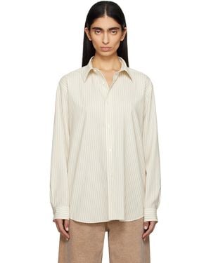 AURALEE Super Light Wool Check Shirt in Natural | Lyst AURALEE Super Light Wool Check Shirt in Natural | Lyst