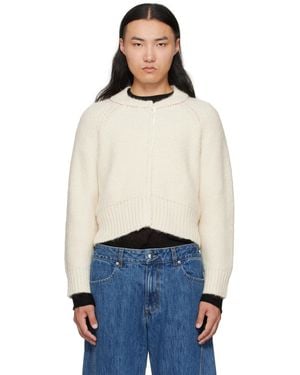 Eckhaus Latta Off- Fisherman's Cardigan - Blue