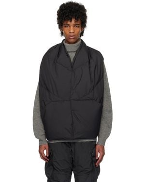 NANGA Poncho Muffler Down Scarf - Black