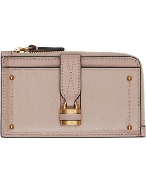 Chloé Small Paddington Card Holder - Black