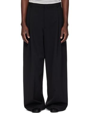Lu'u Dan Jumbo Wide Leg Trousers - Black