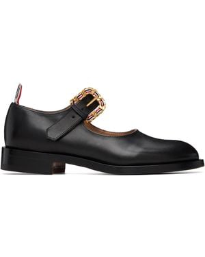 Thom Browne Single Strap Thom John Ballet Loafers - Black
