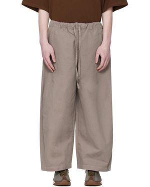 Entire studios Taupe Loft Trousers - Brown