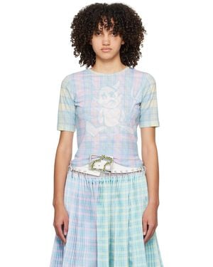 Chopova Lowena マルチカラー Devil Tシャツ - ブルー