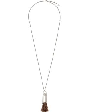 Lemaire Personal Brush Necklace - Metallic