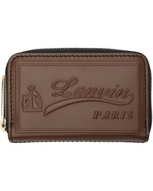Lanvin 'Catch By Zipped Card Holder - Black