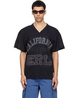 ERL Mesh Football T-Shirt - Black