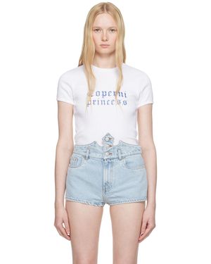 Coperni Disney 'Princess' Slim-Fit T-Shirt - White