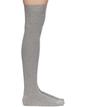 Baserange Two-Pack & Overknee Socks - Black