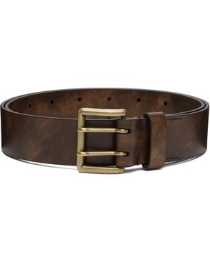 AURALEE Two-Hole Buckle Belt - Black