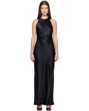 SILK LAUNDRY High Low Maxi Dress - Black