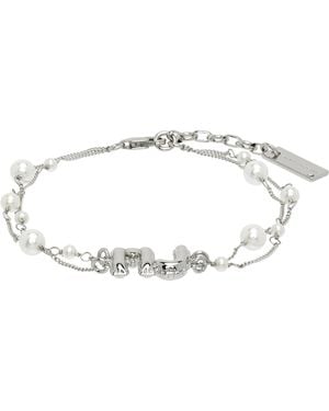 Marc Jacobs 'The Pearl Mj Balloon' Bracelet - Black