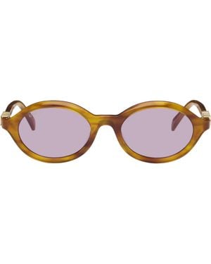 Gucci Round Frame Sunglasses - Black