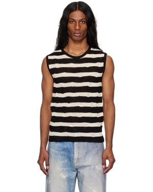 【ANDERSSON BELL】 Net Damage Sleeveless /追跡付 NET DAMAGED SLEEVELESS atb1328m(BLACK/ECRU) – Andersson Bell