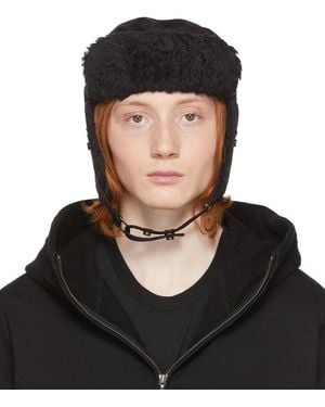 Julius Sherpa Cap - Black