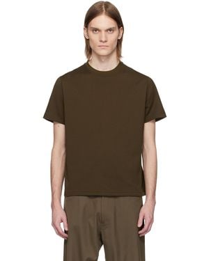 Omar Afridi Cotton T-Shirt - Brown