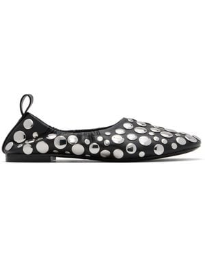 Simon Miller Studded Riad Ballerina Flats - Black