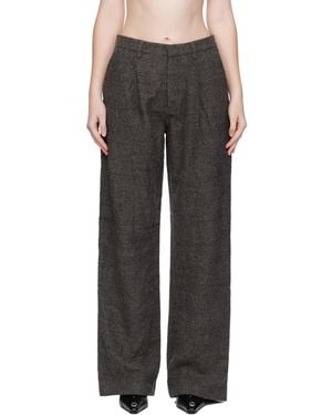 R13 Wide Leg Pants - Black