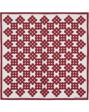 Dries Van Noten Silk Pocket Square - Red