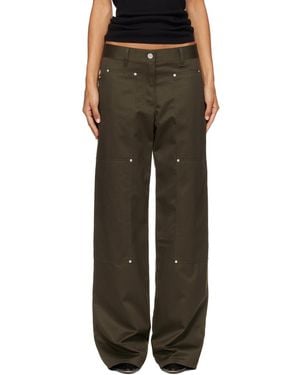 Helmut Lang Khaki Carpenter Pants - Green