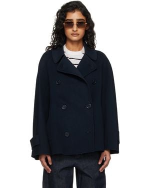 Max Mara ネイビー Louise ジャケット - ブルー