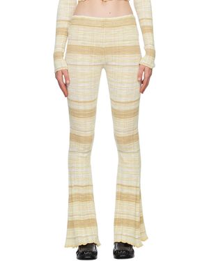 Acne Studios Ssense Exclusive Lounge Trousers - Natural