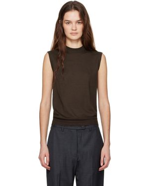 Co. Fine Cashmere Shell Vest - Black