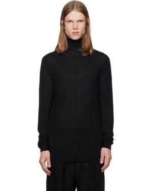 Rick Owens Tower Level Turtleneck - Black
