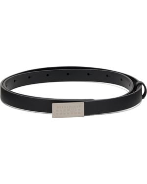 MM6 by Maison Martin Margiela Numeric Belt - Black