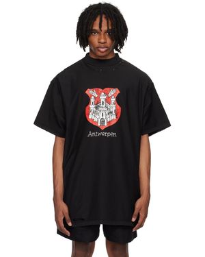 Balenciaga Antwerpen インサイドアウト Tシャツ - ブラック