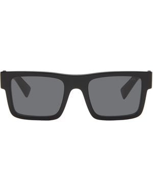 Prada Square Shield Acetate Sunglasses - Grey