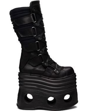 Vetements New Rock Edition Platform Tower Boots - Black