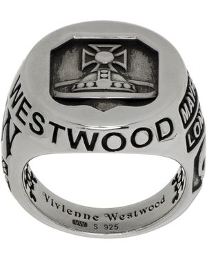 Vivienne Westwood Lancelot Chevalier Ring - Metallic