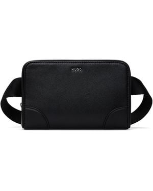 HUGO Crossbody Messenger Bag - Black